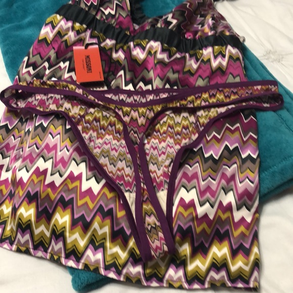 Missoni for target cami size L with thong size XL. Passion, purple - Picture 5 of 6